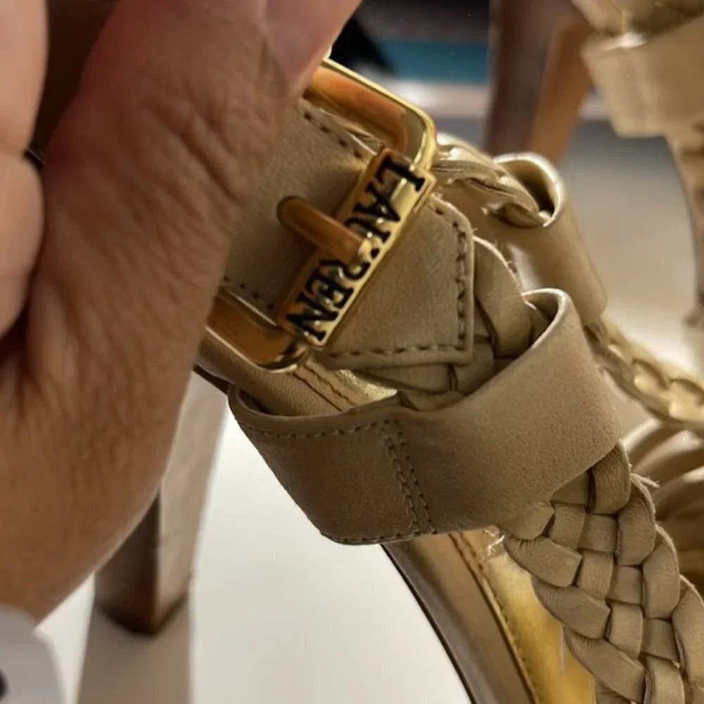 Lauren Ralph Lauren Tan Leather Strap FAYRE 5